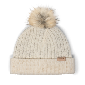 All Day Pom Beanie - Antique White